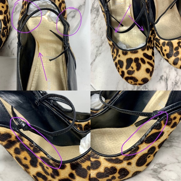 Rockport//AdiPrene By Adidas Presia Mary Jane Two Tone Leopard pumps 43/11.5 - Picture 10 of 16